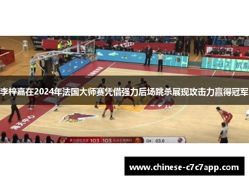李梓嘉在2024年法国大师赛凭借强力后场跳杀展现攻击力赢得冠军